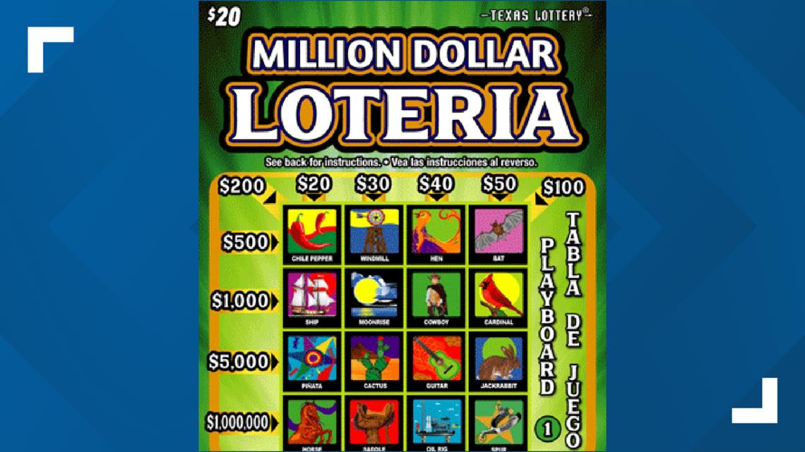 Loteria 刮刮卡游戏 10 个 100 万美元奖金中 2 个被领取