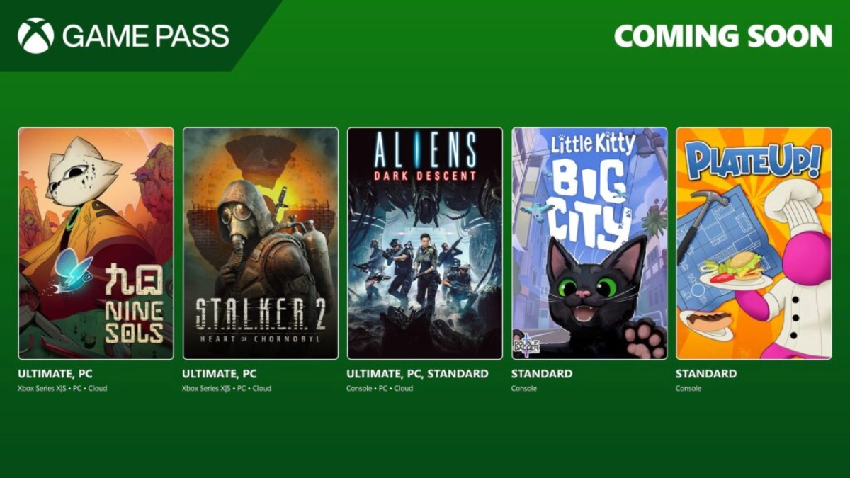 将添加到 Xbox Game Pass 的游戏（2024 年 11 月/